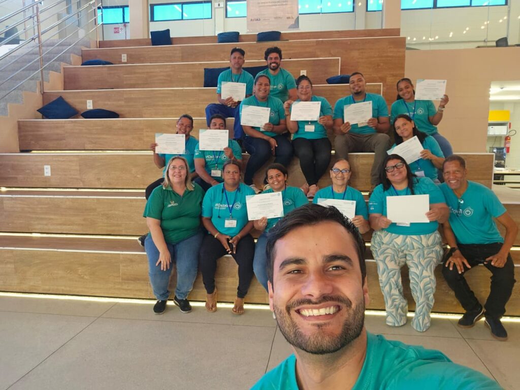 Galeria de fotos do Curso de Gestão de Resíduos Eletroeletrônicos em Cooperativa de Catadores de Maceió